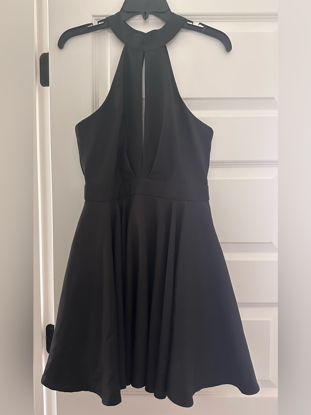 Lulu's Black Halter Dress